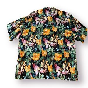 Guy Harvey Aftco Bluewater Hummingbird Hawaiian Shirt MadeinUSA Men L